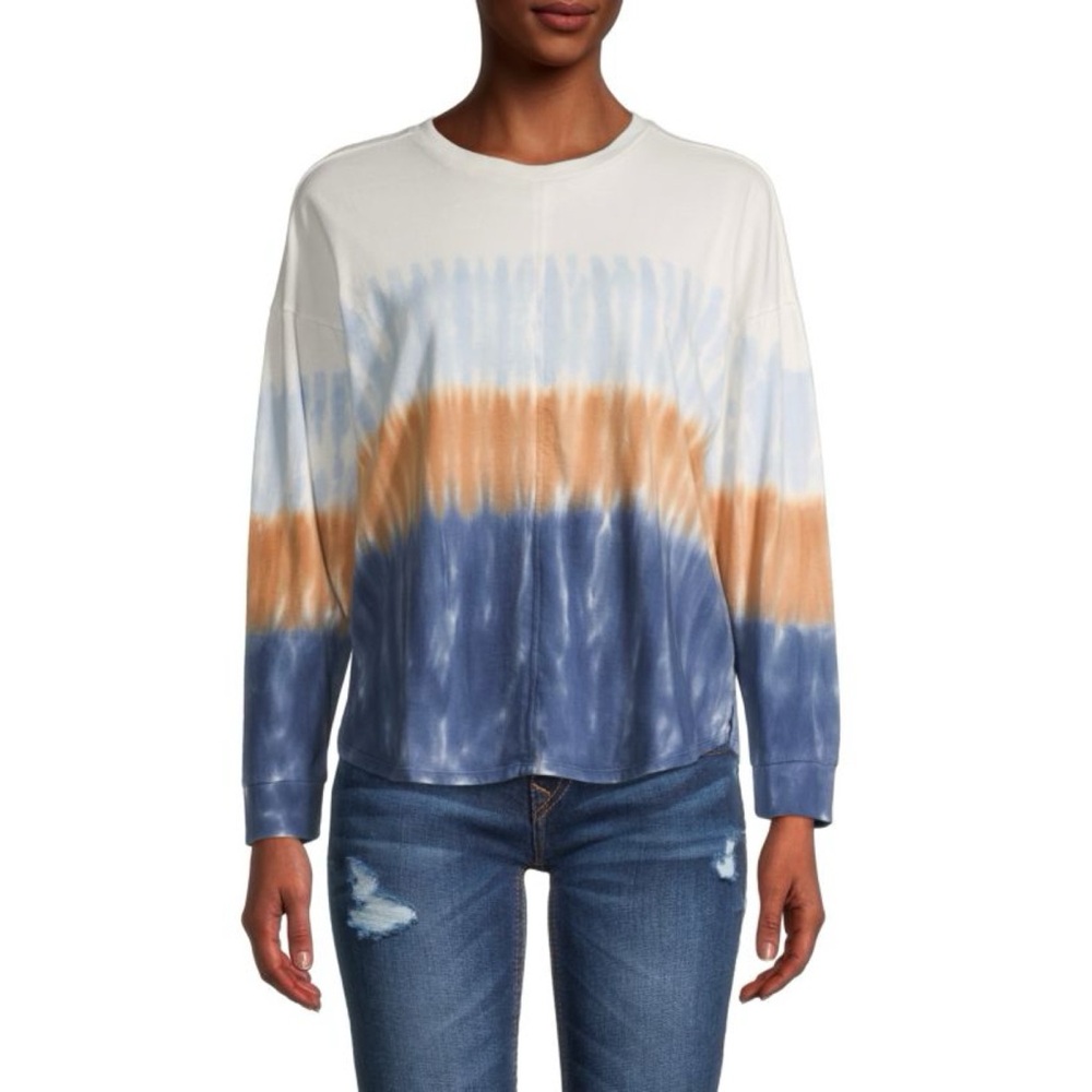 Madewell Delancy Dip-Dye Long-Sleeve T-Shirt